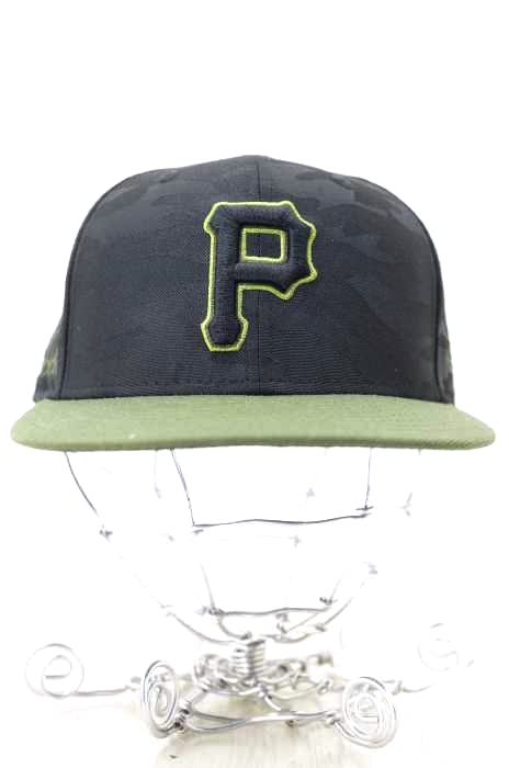 NEWERA（ニューエラ） P ロゴ カモ柄6 パネル キャップ メンズ 帽子