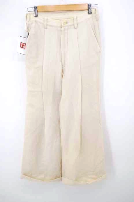 Yohji Yamamoto FEMME(ヨウジヤマモト ファム) リネン シルク混 イージーパンツ レディース パンツ