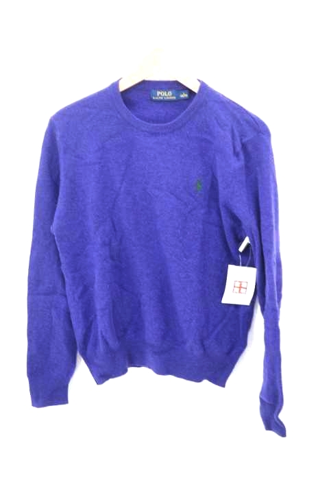POLO RALPH LAUREN(ポロラルフローレン) ポニー刺繍 クルーネック ウールニット レディース トップス