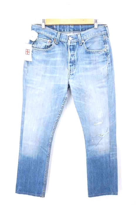 Levis（リーバイス） USED加工 501 ボタンフライデニム レディース パンツ