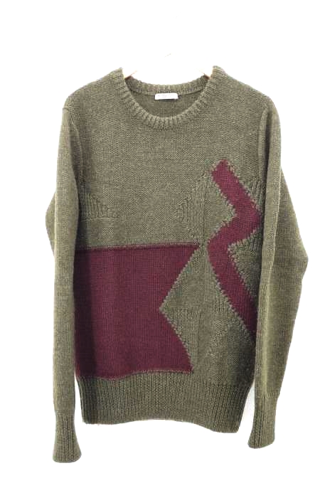 BOTTEGA VENETA（ボッテガヴェネタ） 切替クルーネックニット メンズ トップス