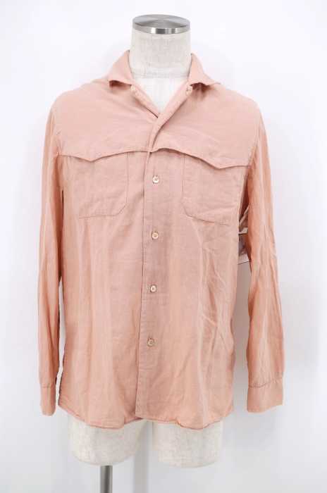 CMMN SWDN （コモンスウェーデン） GARMENT DYED BOXY オープンカラーシャツ メンズ トップス
