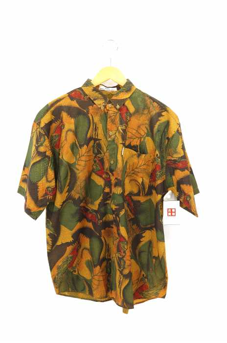 USED古着  （ユーズドフルギ） SANT ANGELO  総柄ボタンシャツ メンズ トップス