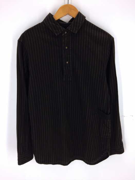 nest Robe CONFECT（ネストローブ コンフェクト） ストライプ柄ハーフボタンシャツ メンズ トップス