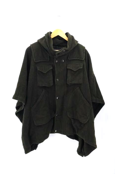 ZUCCa（ズッカ） ウール ミリタリーポンチョ レディース アウター
