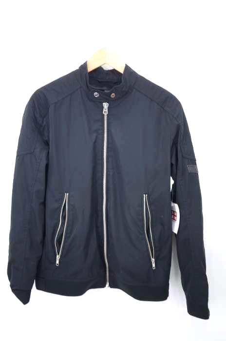 DIESEL(ディーゼル) レザーパッチ フライトジャケット メンズ アウター
