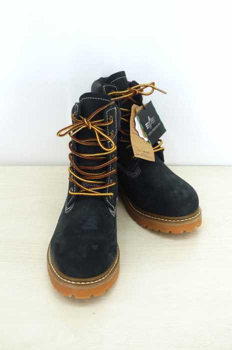 ALPHA INDUSTRIES (アルファインダストリーズ) YELLOW BOOTS レディース シューズ