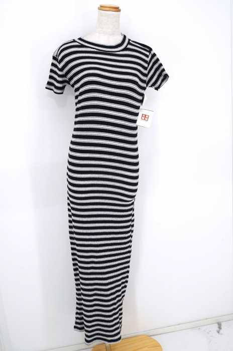 ZARA trafaluc（ザラトラファルック） ボーダーニットマキシワンピ レディース ワンピース