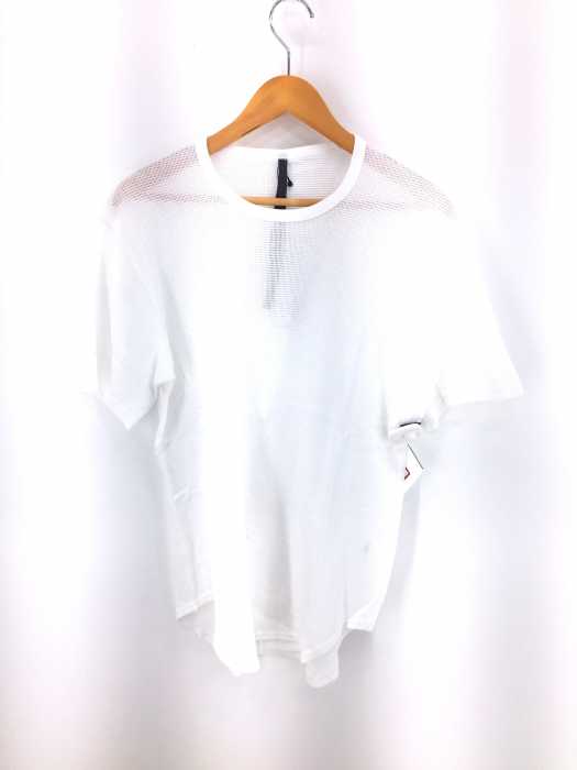 KAZUYUKI KUMAGAI ATTACHMENT（カズユキクマガイアタッチメント） スーピマアイレットメッシュ クルーネックS/S メンズ トップス