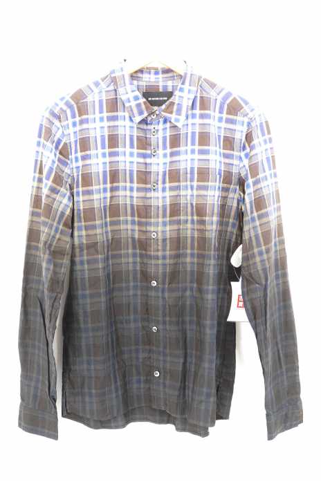 DIET BUTCHER SLIM SKIN（ダイエットブッチャースリムスキン） 13AW グラデーションチェックシャツ メンズ トップス