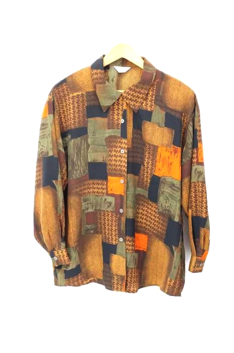 USED古着（ユーズドフルギ） レトロ柄シャツ レディース トップス
