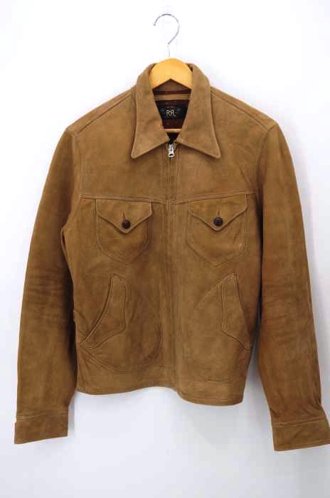 RRL RALPH LAUREN（ダブルアールエル ラルフローレン） ラムスウェードジップアップブルゾン メンズ アウター