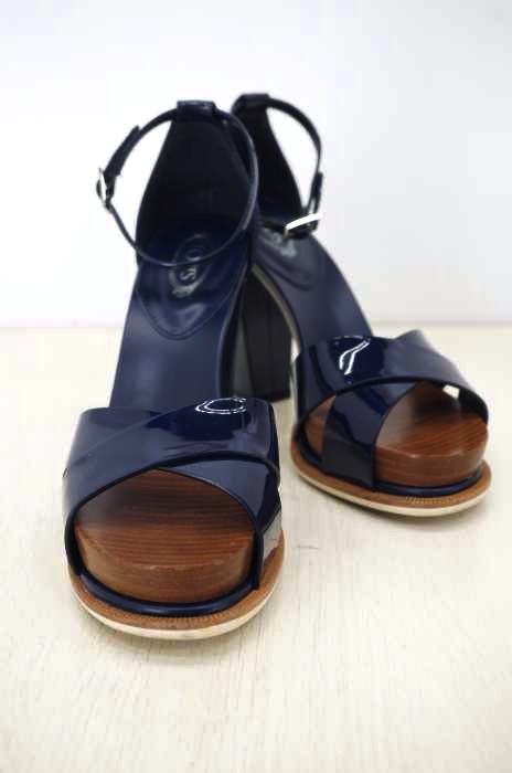 TODS（トッズ） パテント ヒールサンダル レディース シューズ