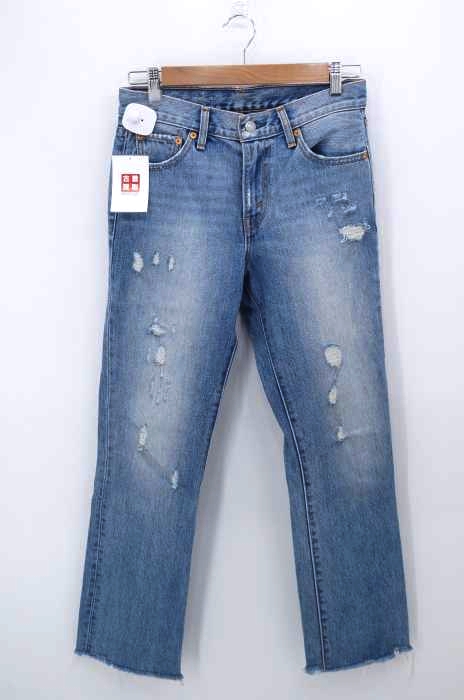 Levis(リーバイス) ダメージストレートデニムパンツ レディース パンツ