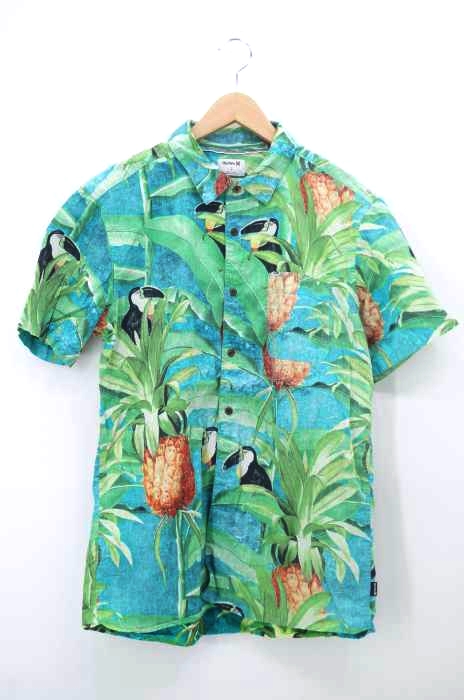 Hurley（ハーレー） トロピカル柄アロハ半袖シャツ メンズ トップス