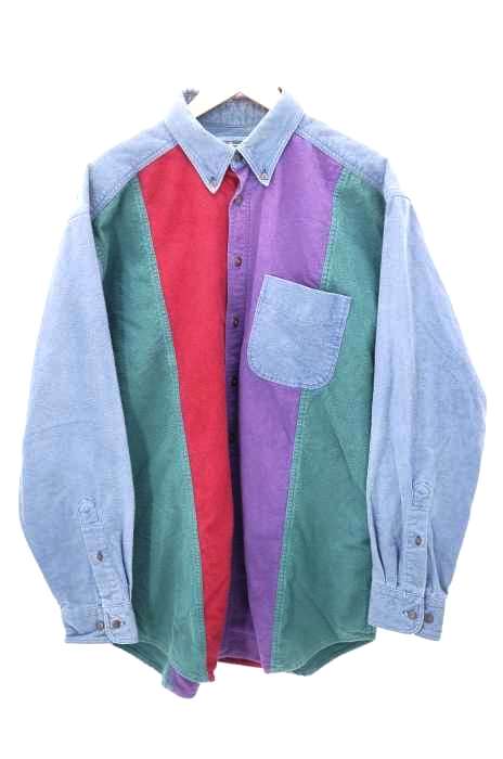 WOOLRICH（ウールリッチ） USA製 80~90S マルチカラーBDシャツ メンズ トップス