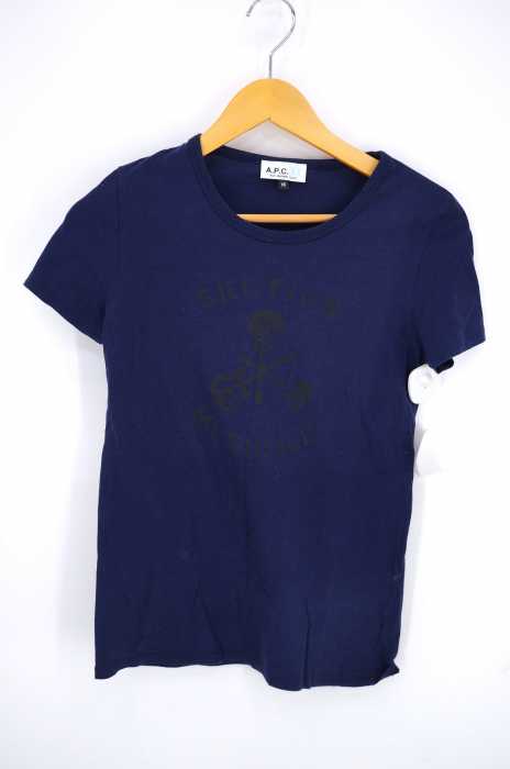 A.P.C. (アーペーセー) プリントクルーネックカットソー レディース トップス