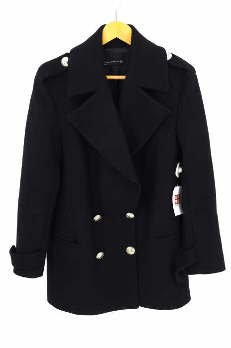 ZARA WOMAN （ザラ ウーマン） オーバーサイズPコート レディース アウター