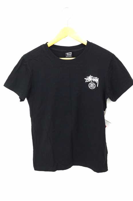Stussy Women （ステューシーウィメン） ロゴ刺繍クルーネックシャツ レディース トップス