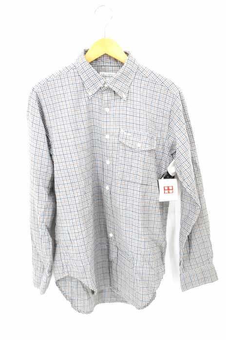 Engineered Garments （エンジニアードガーメンツ） Workaday ウール混 チェック柄ボタンダウンシャツ メンズ トップス