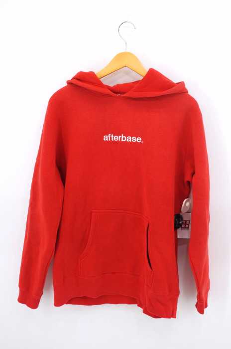 afterbase（アフターベース） ロゴ刺繍 スウェットパーカー メンズ トップス
