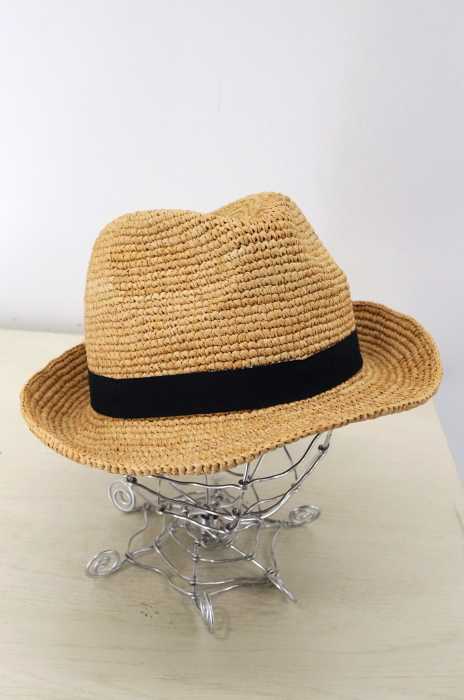 UNITED ARROWS green label relaxing (ユナイテッドアローズグリーンレーベルリラクシング) CB ラフィアコマアミ ナカオレハット レディース 帽子