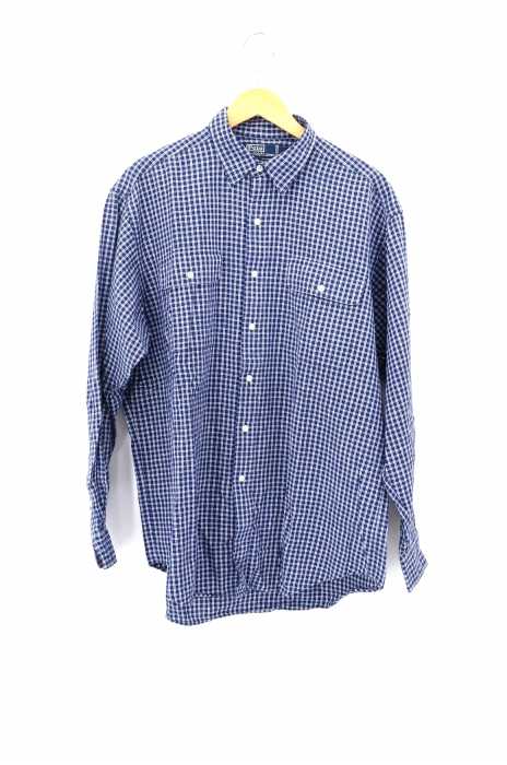 Polo by RALPH LAUREN（ポロバイラルフローレン） フラップポケット チェック柄長袖シャツ メンズ トップス