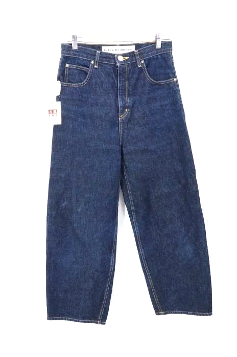 BLACK by moussy（ブラックバイマウジー） PUNA one wash denim ワイドデニムパンツ レディース パンツ