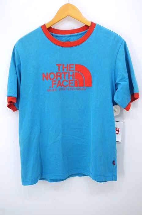 THE NORTH FACE(ザノースフェイス) ロゴプリント リンガーTシャツ メンズ トップス