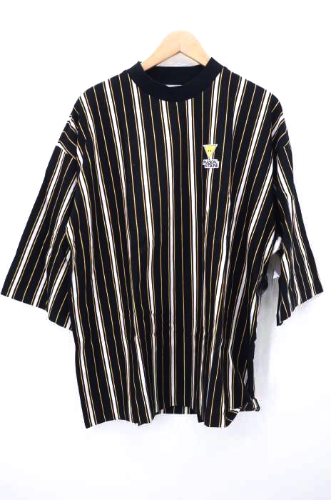 MAISON KITSUNE(メゾンキツネ) OVERSIZED TEE-SHIRT STRIPES メンズ トップス