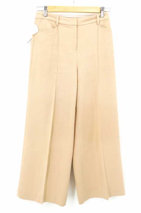 NATURAL BEAUTY BASIC(ナチュラルビューティーベーシック) ダブルクロスフレアワイドパンツ レディース パンツ