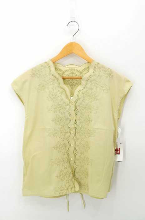 SIMPLICITE (シンプリシテェ) 19SS 刺繍 ノースリーブ ブラウス レディース トップス