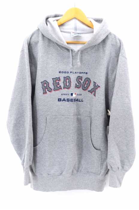 MAJESTIC(マジェスティック) RED SOX プリント スウェットパーカー メンズ トップス