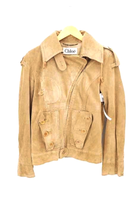 Chloe（クロエ） スエードライダースジャケット レディース アウター