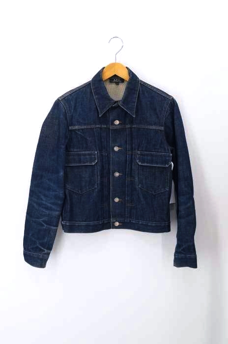 A.P.C.（アーペーセー） 裏地メッシュボタンデニムジャケット レディース アウター