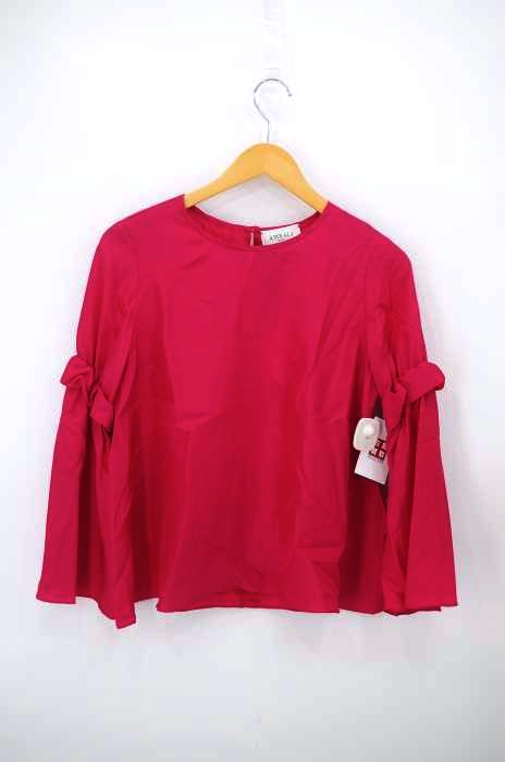 AMBALI（アンバリ） 袖切替デザインシルクブラウス レディース トップス