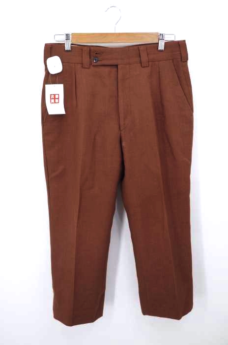 USED古着（ユーズドフルギ） 70S Larry Kane 1タックセンタープレススラックスパンツ メンズ パンツ
