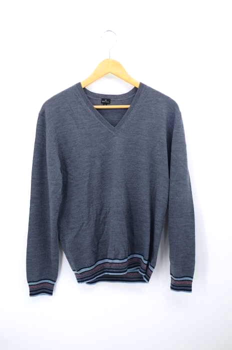 Paul Smith（ポールスミス） MULTI COLOR CONTRAST V-NECK KNIT メンズ トップス