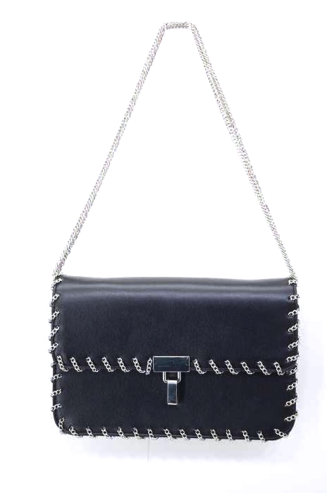 ZARA（ザラ） チェーンストラップ フェイクレザーショルダーバッグ レディース バッグ