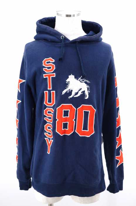 STUSSY （ステューシー） 刺繍プルオーバーパーカー メンズ トップス