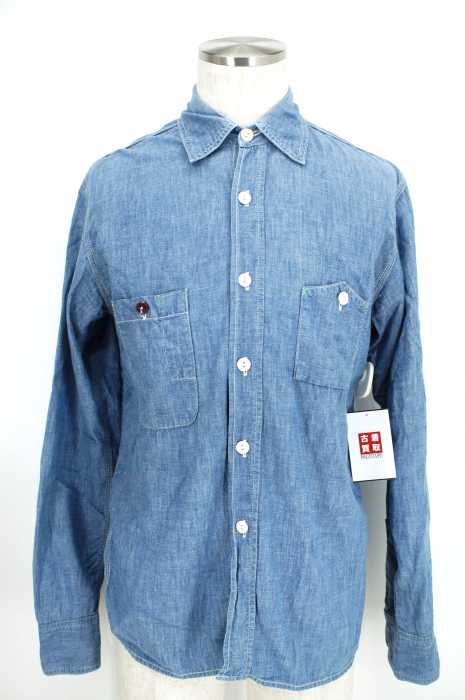 FOB　FACTORY （エフオービーファクトリー） 山ポケシャンブレーワークシャツ メンズ トップス