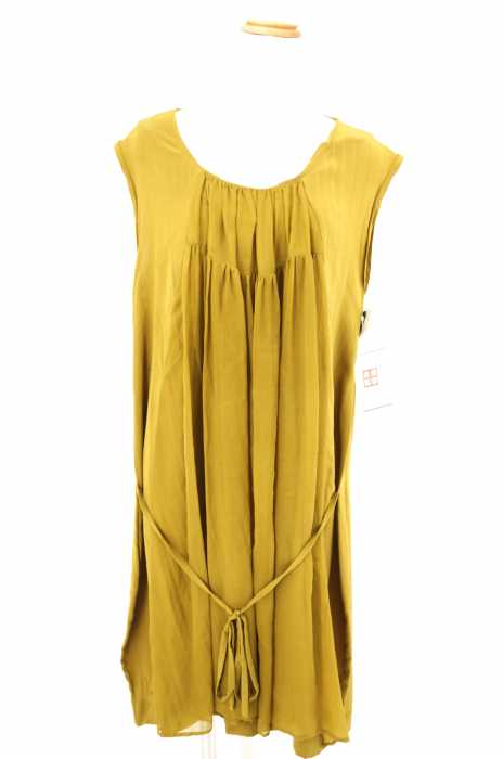 pas de calais (パドカレ) シルクノースリーブワンピース レディース ワンピース