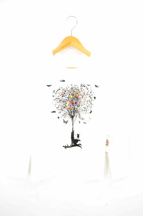 Design Tshirts Store graniph(デザインティーシャツストアグラニフ) プリント ロンTEE レディース トップス