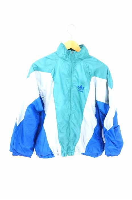 adidas Originals （アディダスオリジナルス） 80~90s 万国旗タグ ナイロン ブルゾン レディース アウター