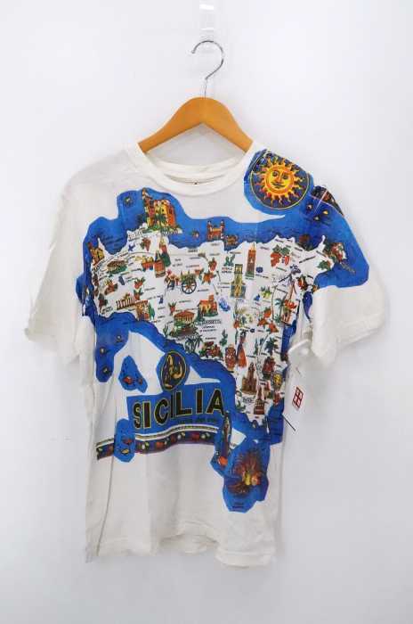 TIGRE BROCANTE(ティグルブロカンテ) シチリア プリントTシャツ メンズ トップス