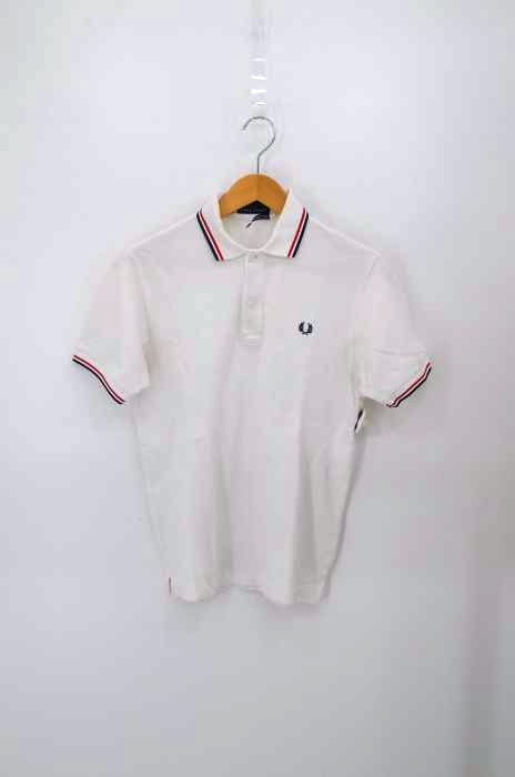 FRED PERRY（フレッドペリー） ロゴ刺繍トリコカラーポロシャツ メンズ トップス