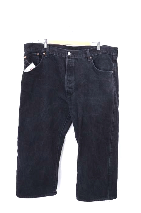 Levis(リーバイス) 501 フライボタンブラックデニムパンツ メンズ パンツ