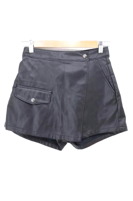 X-girl（エックスガール） FAUX LEATHER WRAP SHORT PANTS レディース パンツ
