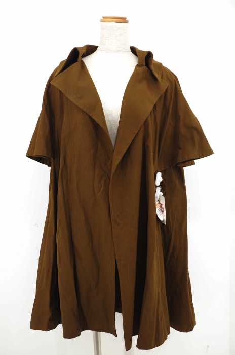Yohji Yamamoto(ヨウジヤマモト) ボタンレス半袖トレンチコート レディース アウター