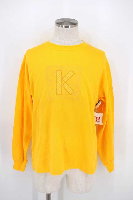 KENZO(ケンゾー) ロゴ刺繍リブネックコットンニット メンズ トップス